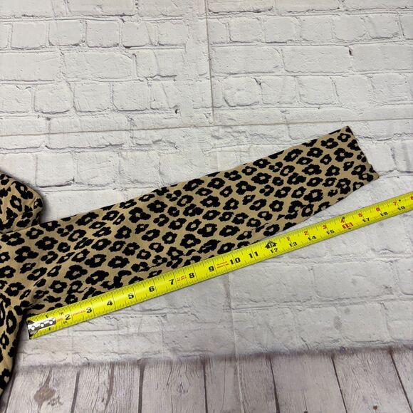 Theory Women Long Sleeve Knit Cardigan Sweater Size Small Animal Print D061 -19 - Picture 5 of 15